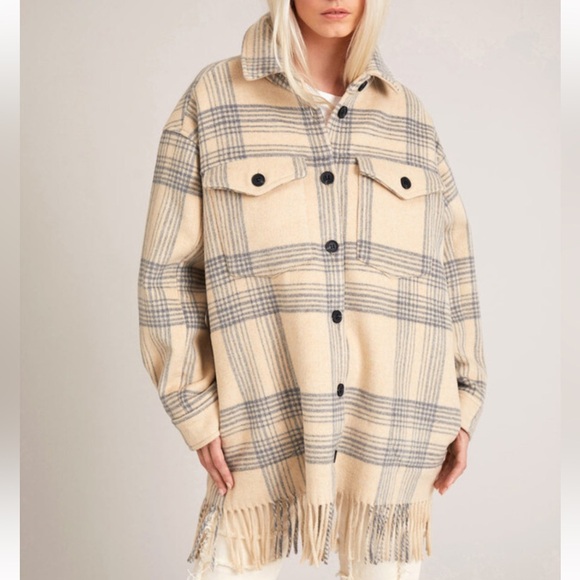 MUNTHE Comsa Shacket Nature size 32 - Picture 1 of 14